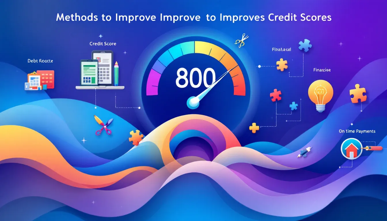 Additional methods to improve credit scores, including various financial tools.